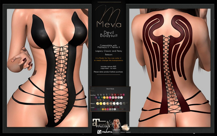 Meva Devil Bodysuit 