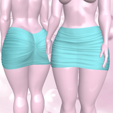 Sky Shirred Skirt Legacy