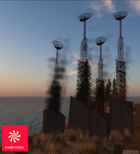 KANDI BUILD VICE target towers. deform and smoke