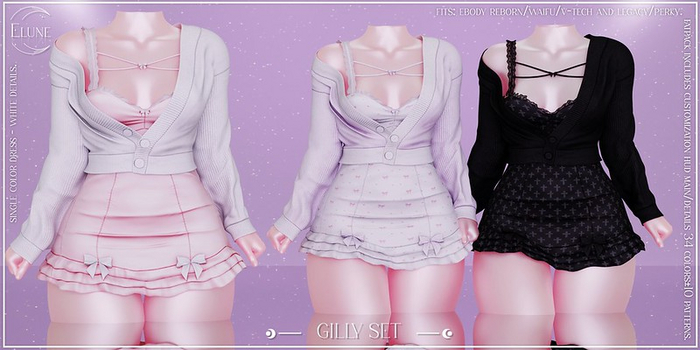 Elune. Gilly Sweater - pack 9