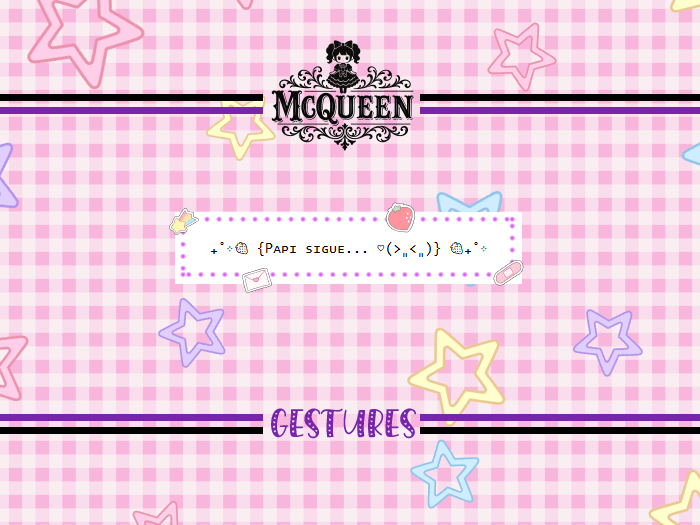 -Mcqueen- Gestures - Papi Sigue