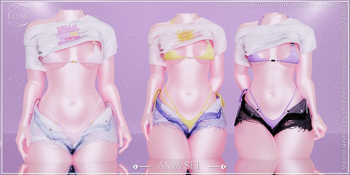 Elune. Anya Bikini - pack 1
