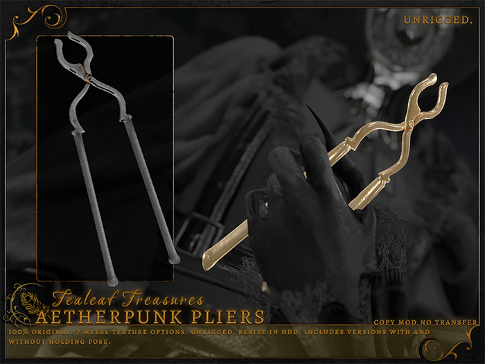 Tealeaf Treasures - Aetherpunk Pliers