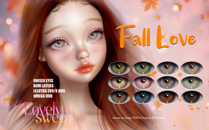 .lovelysweet. Fall Love Eyes Set- BOX