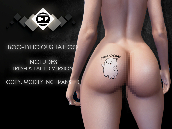 ◁.:CQ:. Boo-tylicious Tattoo▷