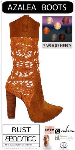 Baiastice_Azalea Boots-Rust