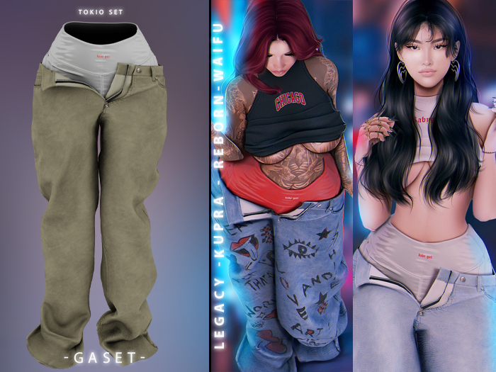 GASET - GREEN TOKIO PANT