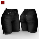 Black Cord Shorts Reborn