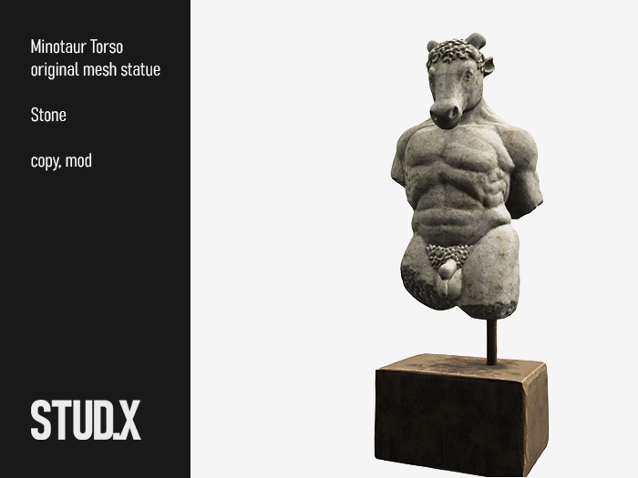 STUD.X Statue Minotaur Torso