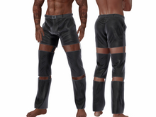TwoSided three-piece pants black