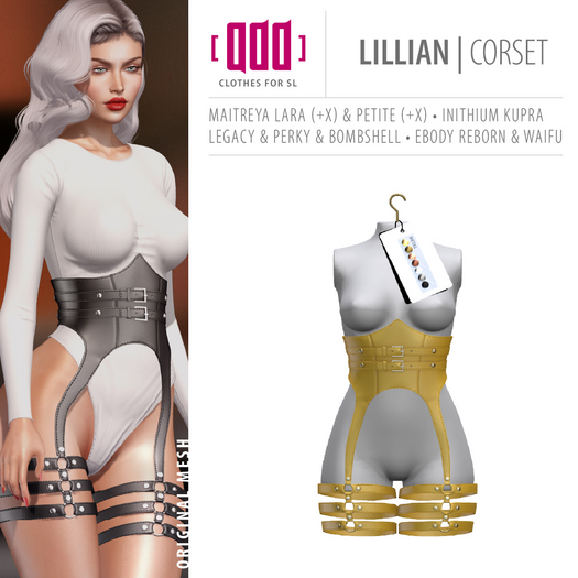 [ADD] Lillian Corset - Yellow
