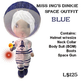 Miss Ing's Dinkie Space Outfit Blue