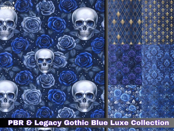 PBR & Legacy - Gothic Luxe Blue Collection