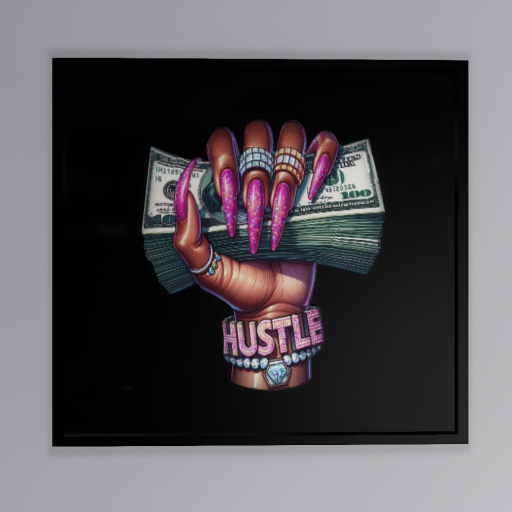 PBR 3D HUSTLETTE PHOTO FRAMED