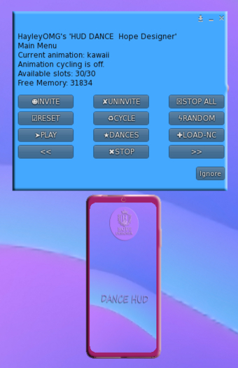 MOBILE HUD DANCE Hope Designer