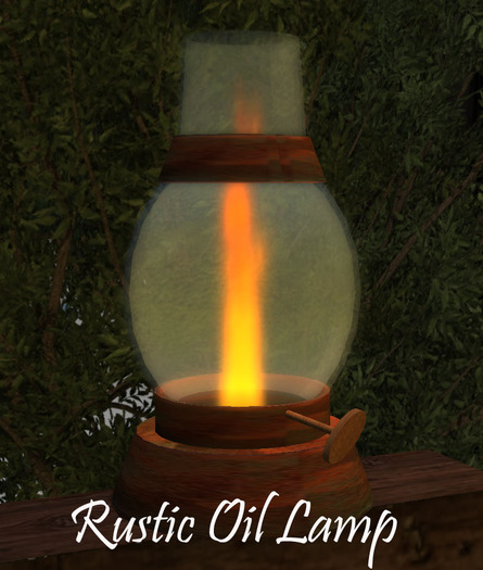 Rustic Oil Lamp