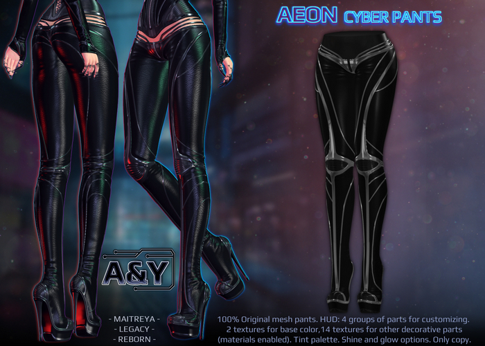 A&Y Aeon Cyber Pants (ADD) - Black