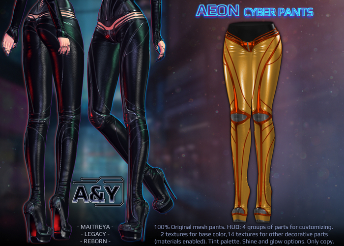 A&Y Aeon Cyber Pants (ADD) - Gold