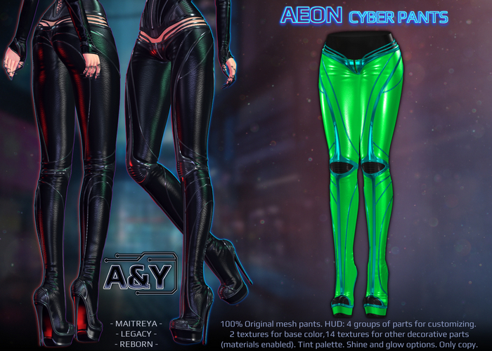 A&Y Aeon Cyber Pants - Green