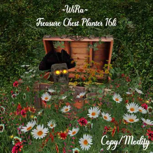 ~WiRa~ Treasure Chest Planter BOX