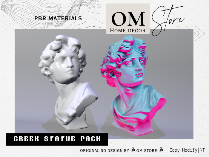 |OM| Greek Statue Pack 