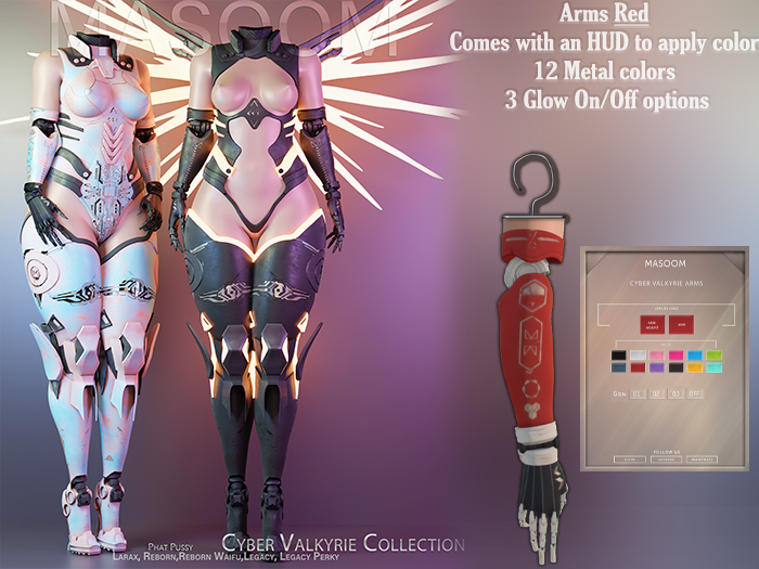 [[ Masoom ]] Cyber Valkyrie Brazos - Rojo