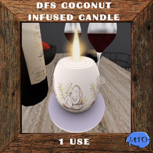 DFS Coconut Infused Candle 