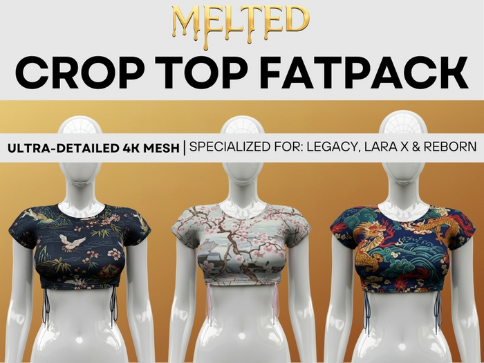 Crop Top Fatpack - 4k Mesh [MELTED]