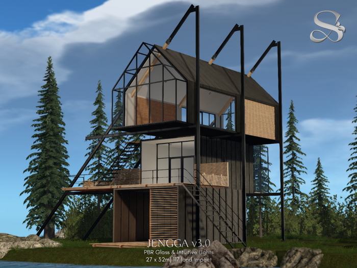 - Scafall - Homes /  JENGGA v3.0 [PBR Glass & Intuitive Lights]