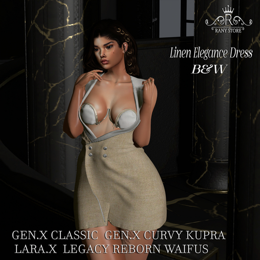 ~Rany~Aria Linen Elegance B&W Edition