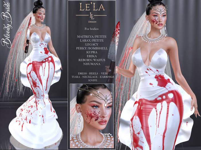 {Le'La} Bloody Bride ♥Halloween Costume♥
