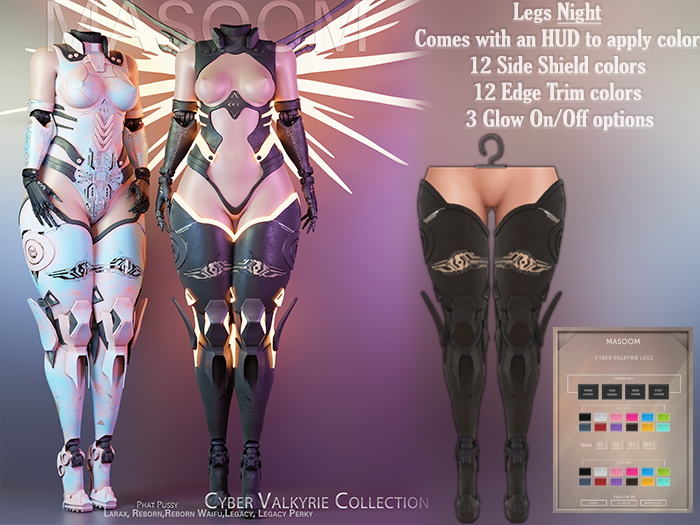  [[ Masoom ]] Cyber Valkyrie Legs - Night