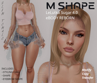 M Shape LeLUTKA Sugar eBODY REBORN Slim Female