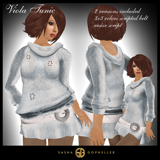 -SG- Viola Tunic Steel