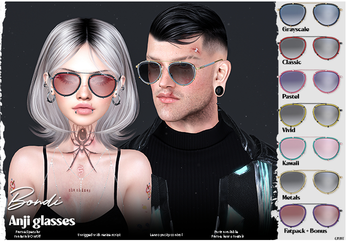 BONDI . Anji Glasses . Fatpack