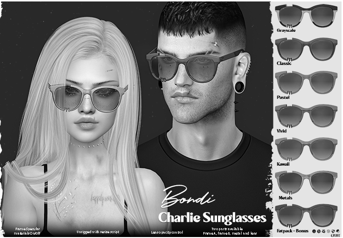 BONDI . Charlie Sunglasses . Demo 