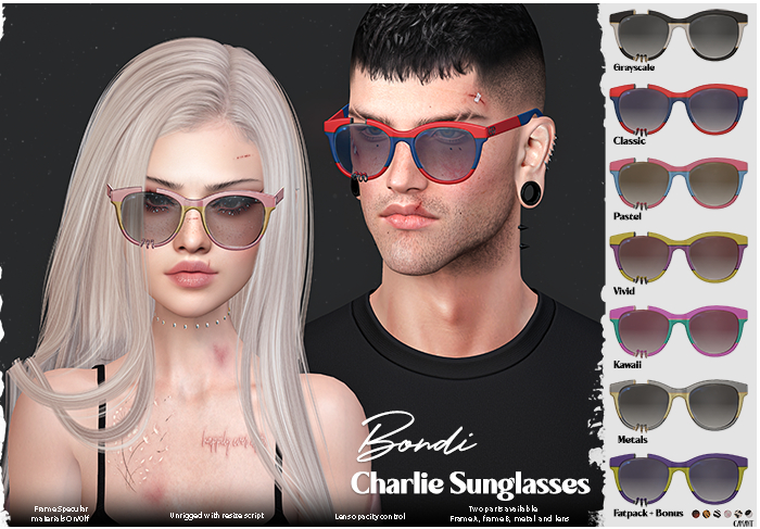 BONDI . Charlie Sunglasses . Fatpack