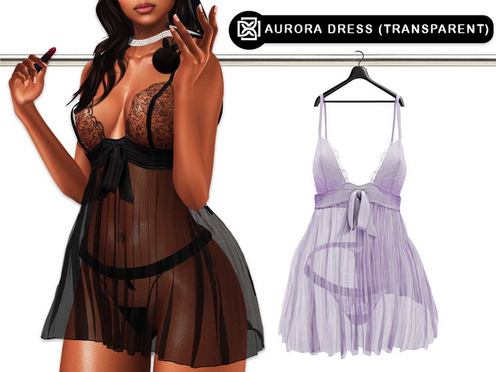 Addams // Aurora BabyDoll (Transparent) // N*13
