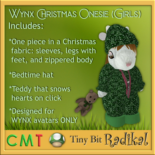 TBRC321 Tiny Christmas Onesie (Girls)