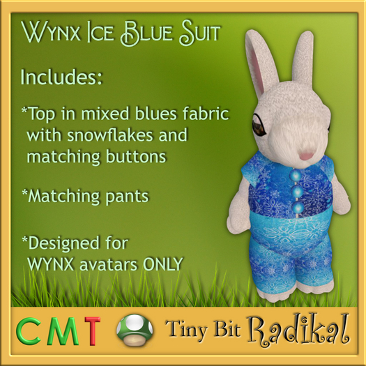 Wynx Ice Blue Suit