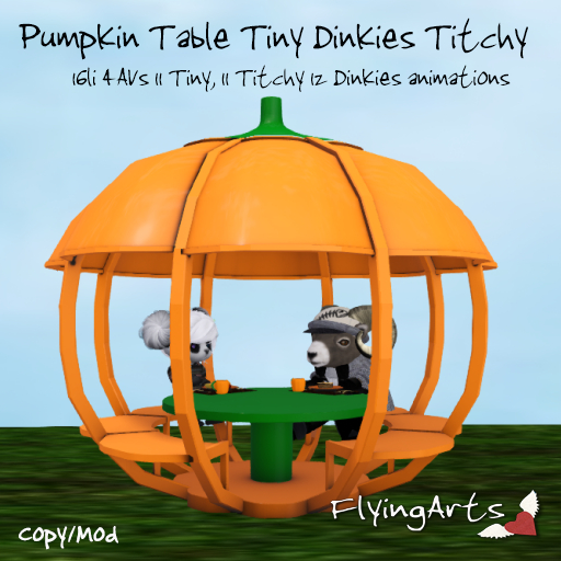 !FA! Pumpkin Table Tiny Dinkies Titchy