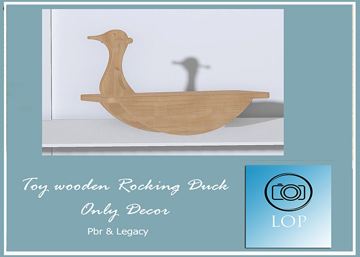 TOY WOODEN ROCKING DUCK (ADD)