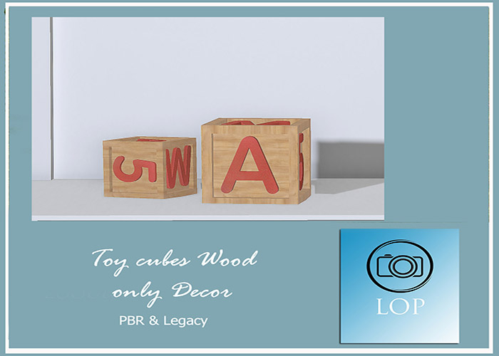 TOY CUBES WOOD(ADD)