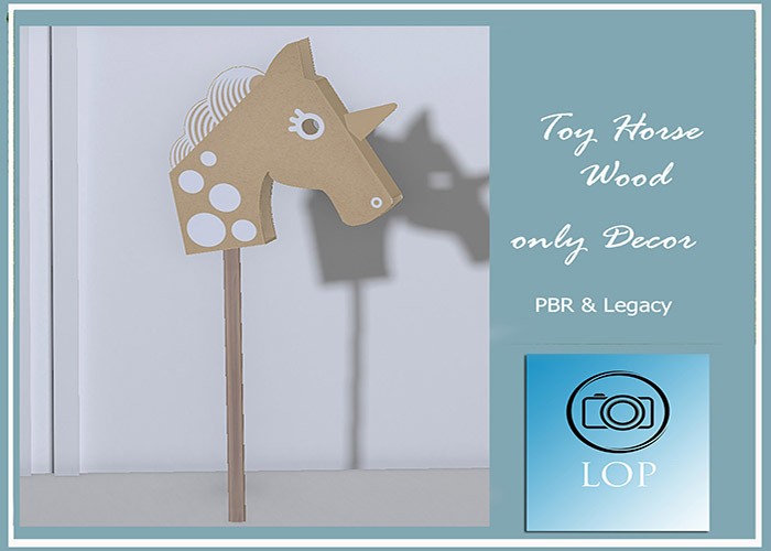 TOY HORSE WOOD(ADD)