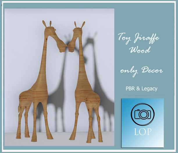 TOY JIRAFFE WOOD (ADD)