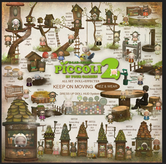 01 D-LAB+LIZAIL PICCOLI 2 SET - RARE