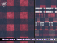 PBR & Legacy - Classic Buffalo Plaid Flannel Fabric
