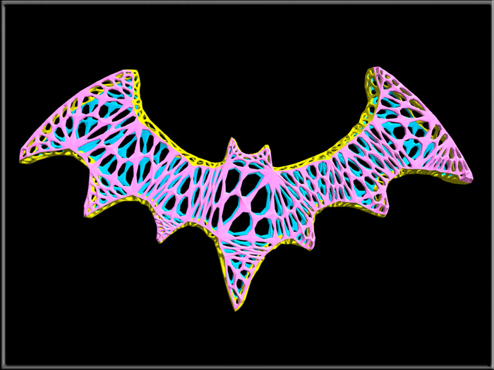 T-3D Creations [ BAT FLY Reticulation ] Micro and Regular Mesh - Full Perm