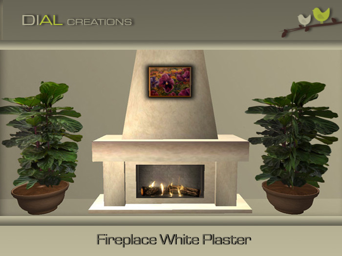 Fireplace Tall Plaster Box