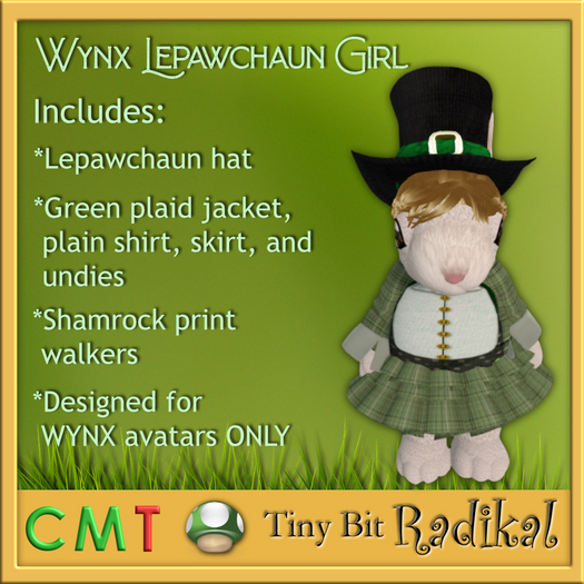 TBRC333 Tiny Lepawchaun Girl